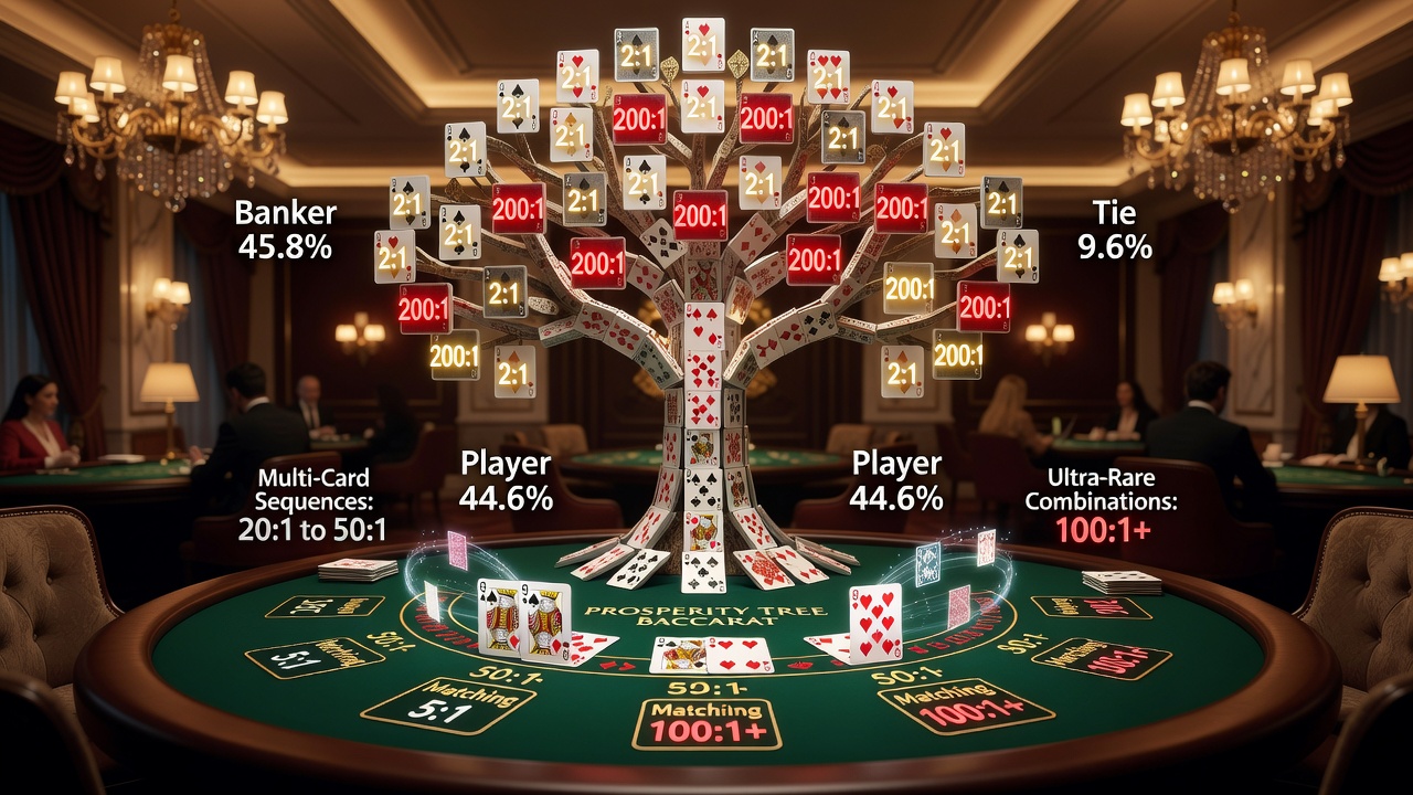 Prosperity Tree Baccarat: Strategy, Odds, Payouts, RTP, and Bonuses Explained