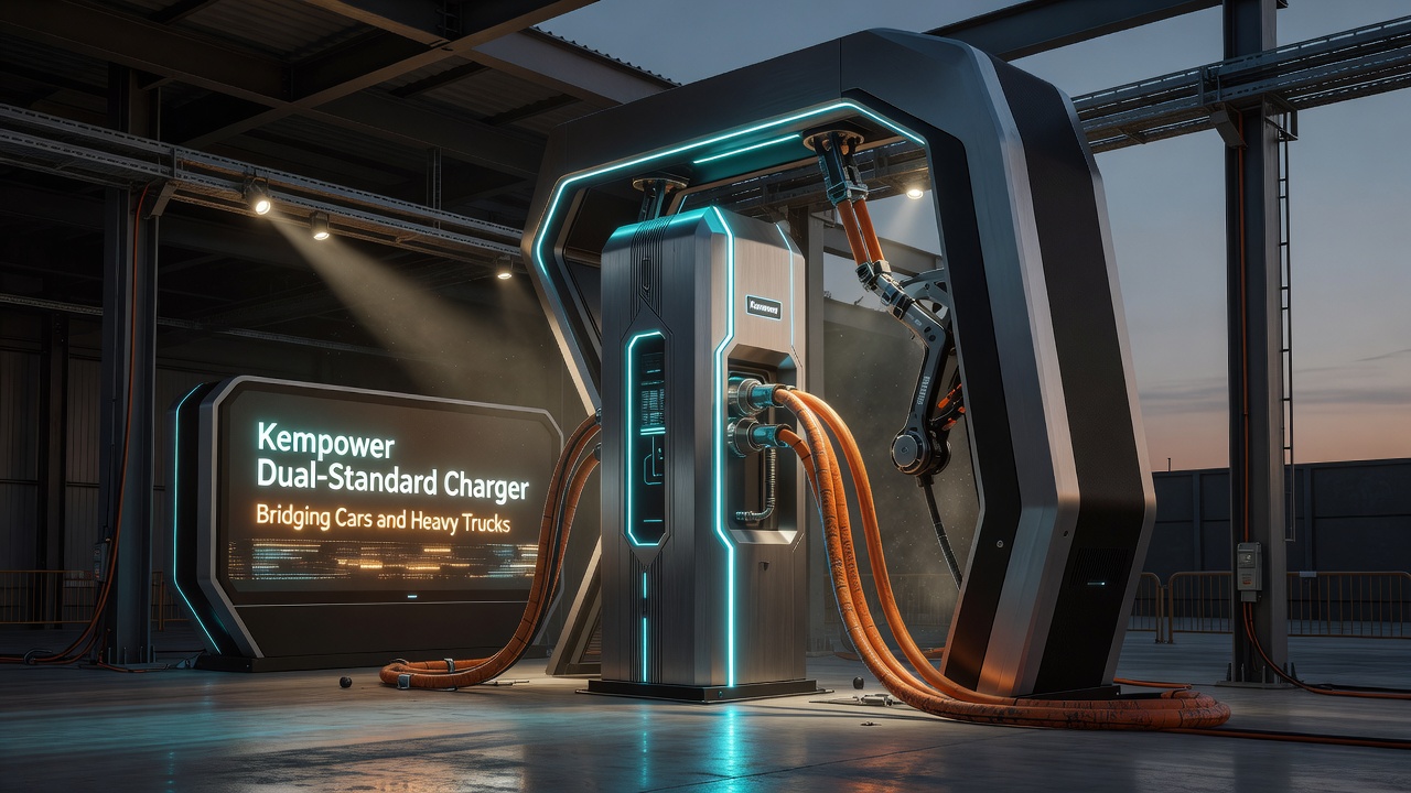 Kempower Debuts Dual-Standard Charger Bridging Cars and Heavy Trucks