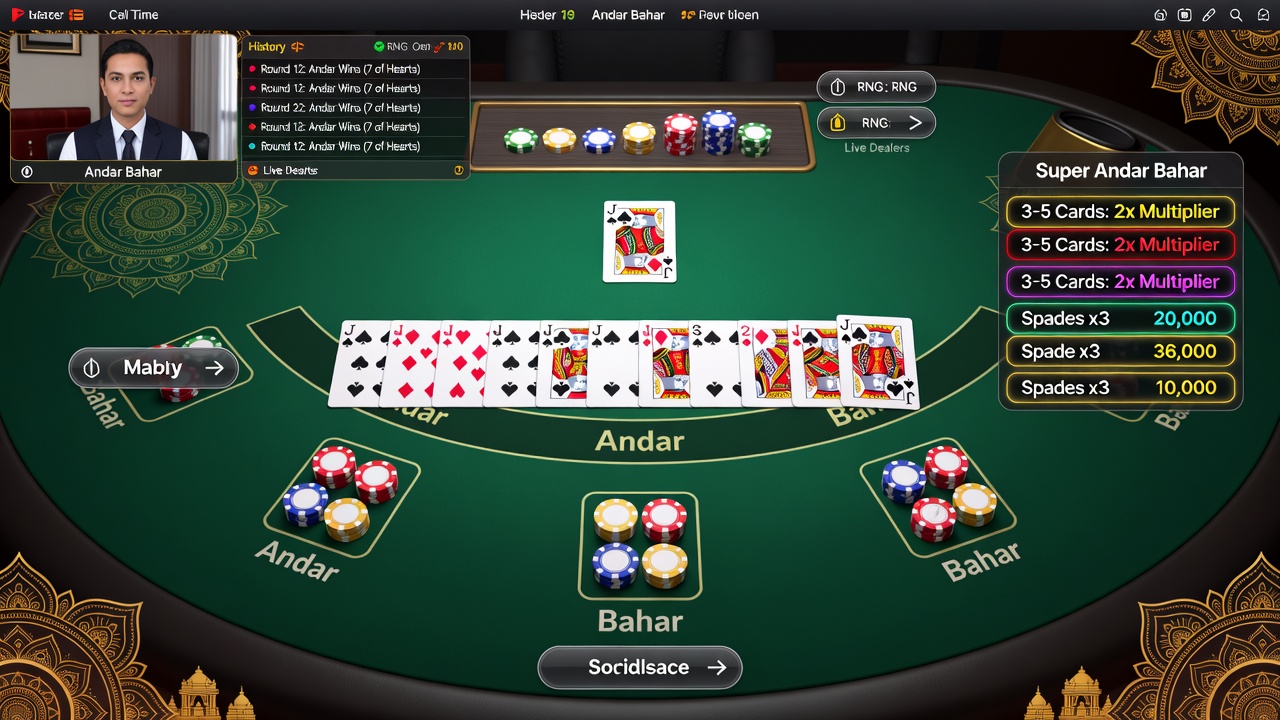 How to Play Andar Bahar Online: Game Rules, Super Andar Bahar Rules and Betting Strategies