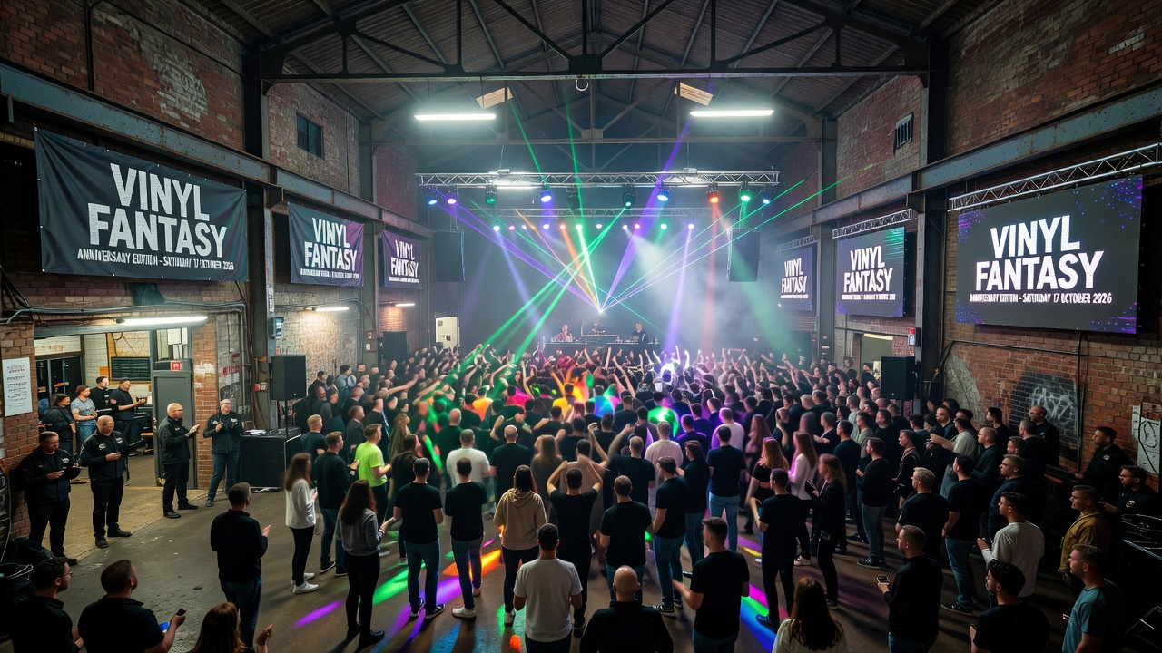 Vinyl Fantasy Marks Milestone Year With SWG3 Warehouse Date