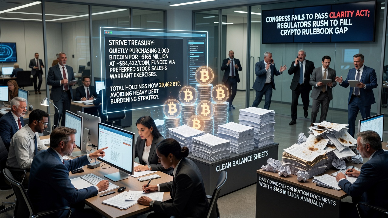 Regulators Rush to Fill Crypto Rulebook Gap Congress Left Behind
