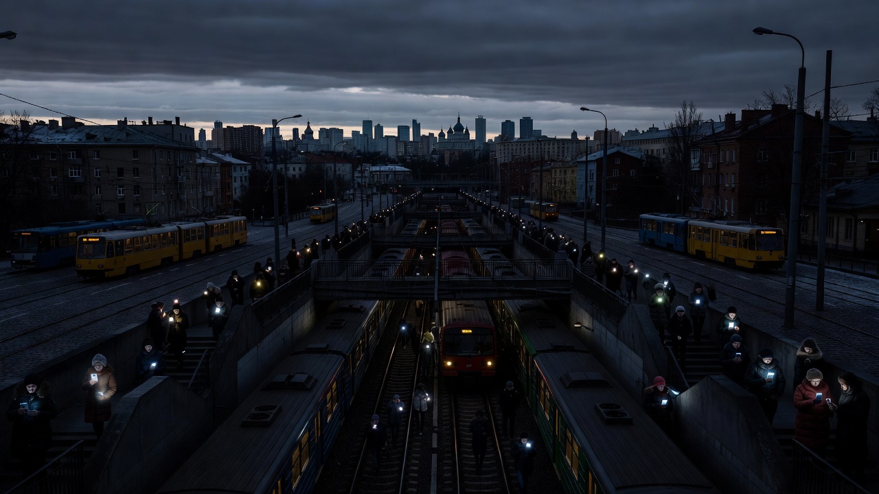 Russian Strikes Knock Out Power Across Kyiv as Winter Nears