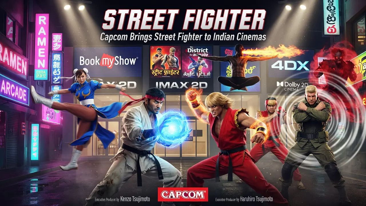 Capcom Brings Street Fighter to Indian Cinemas This Week