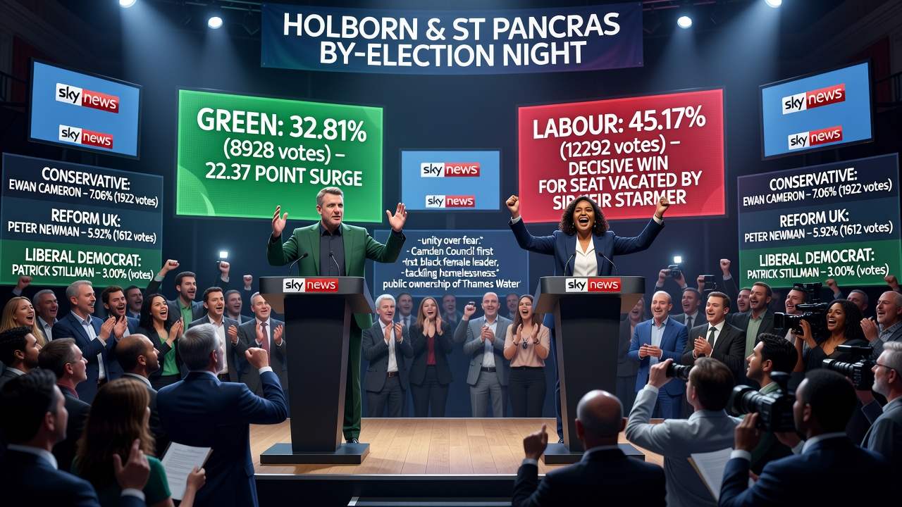 Polanski Vows to Stay as Green Leader After By-Election Defeat