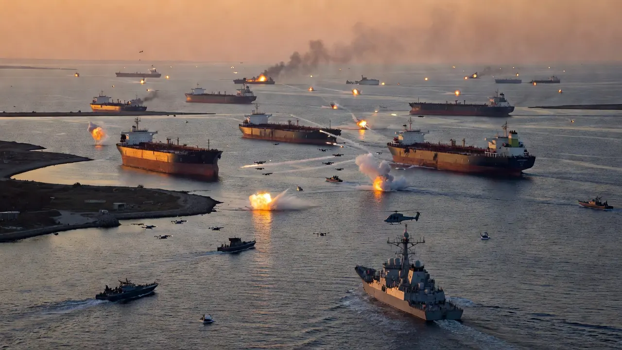Iran's Near-Daily Strikes Near Hormuz Expose Shipping's Hidden War
