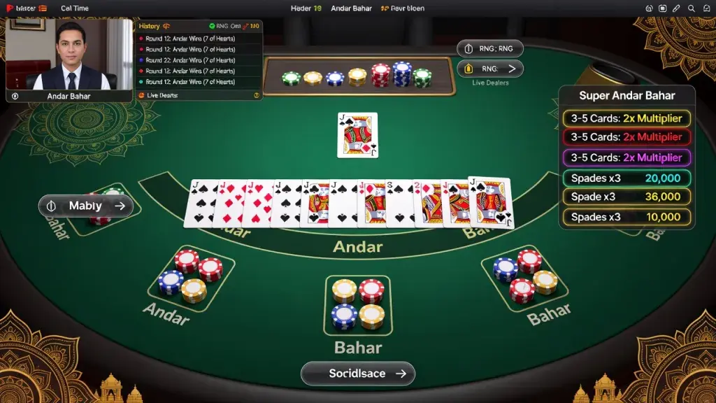 How to Play Andar Bahar Online: Game Rules, Super Andar Bahar Rules and Betting Strategies