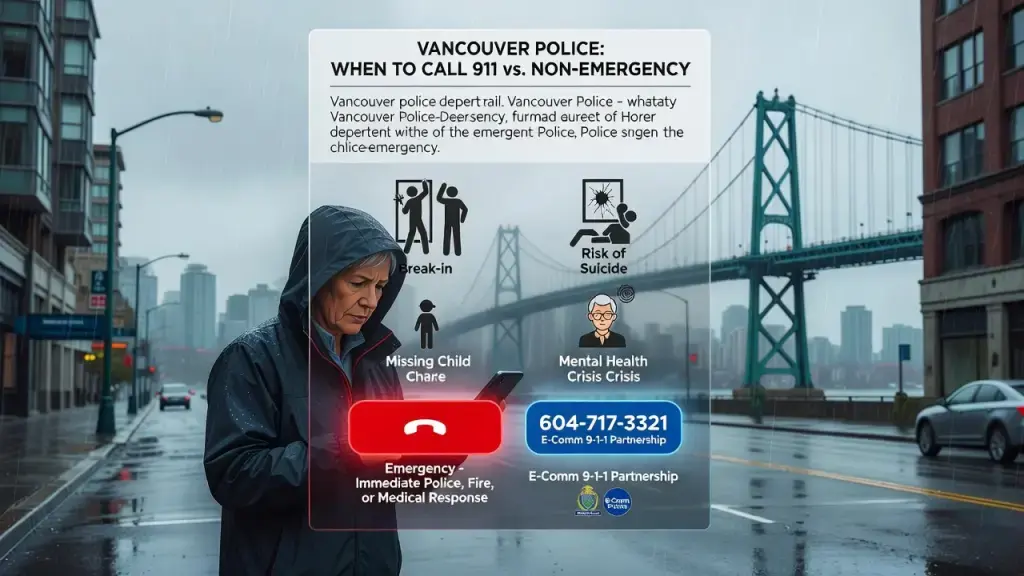 Vancouver Police Clarify When to Call 911 Versus Non-Emergency Lines