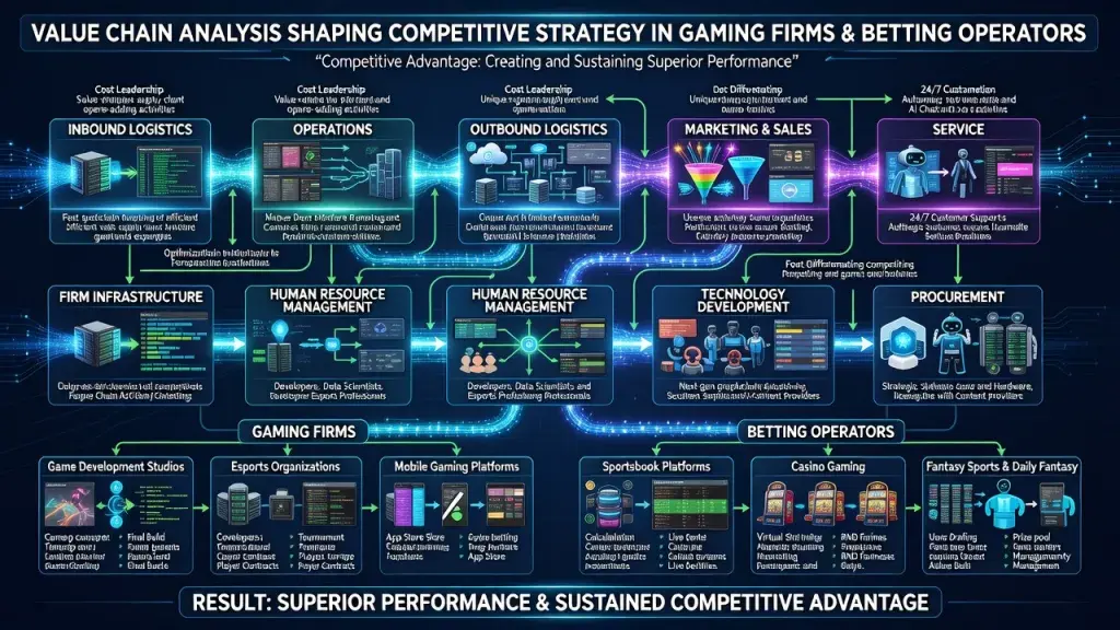 How Value Chain Analysis Shapes Competitive Strategy in Gaming Firms