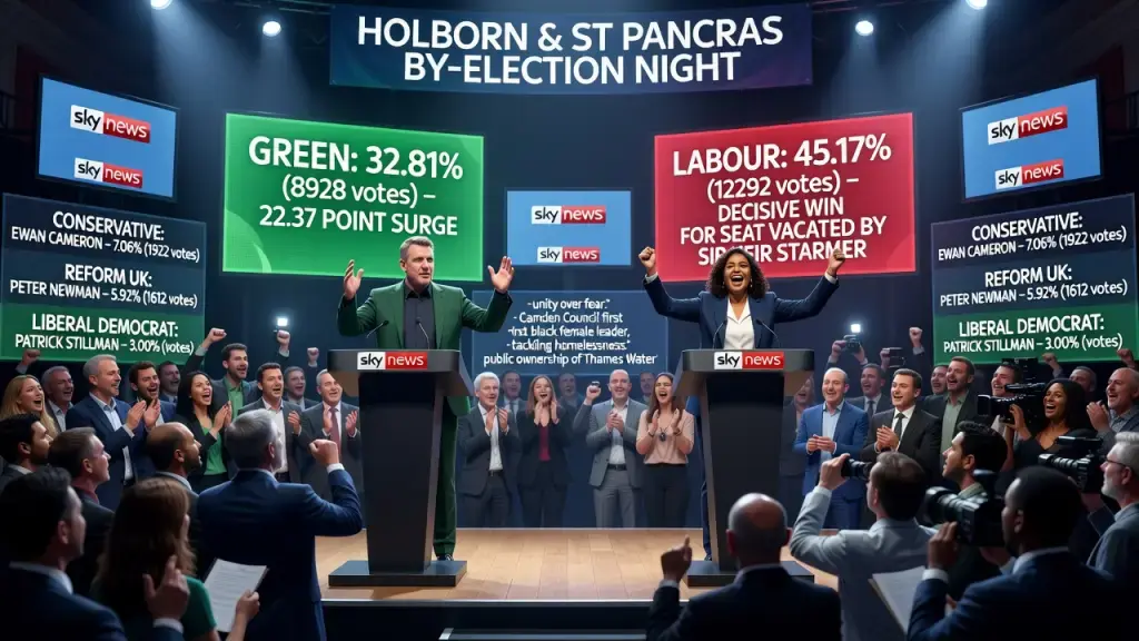 Polanski Vows to Stay as Green Leader After By-Election Defeat